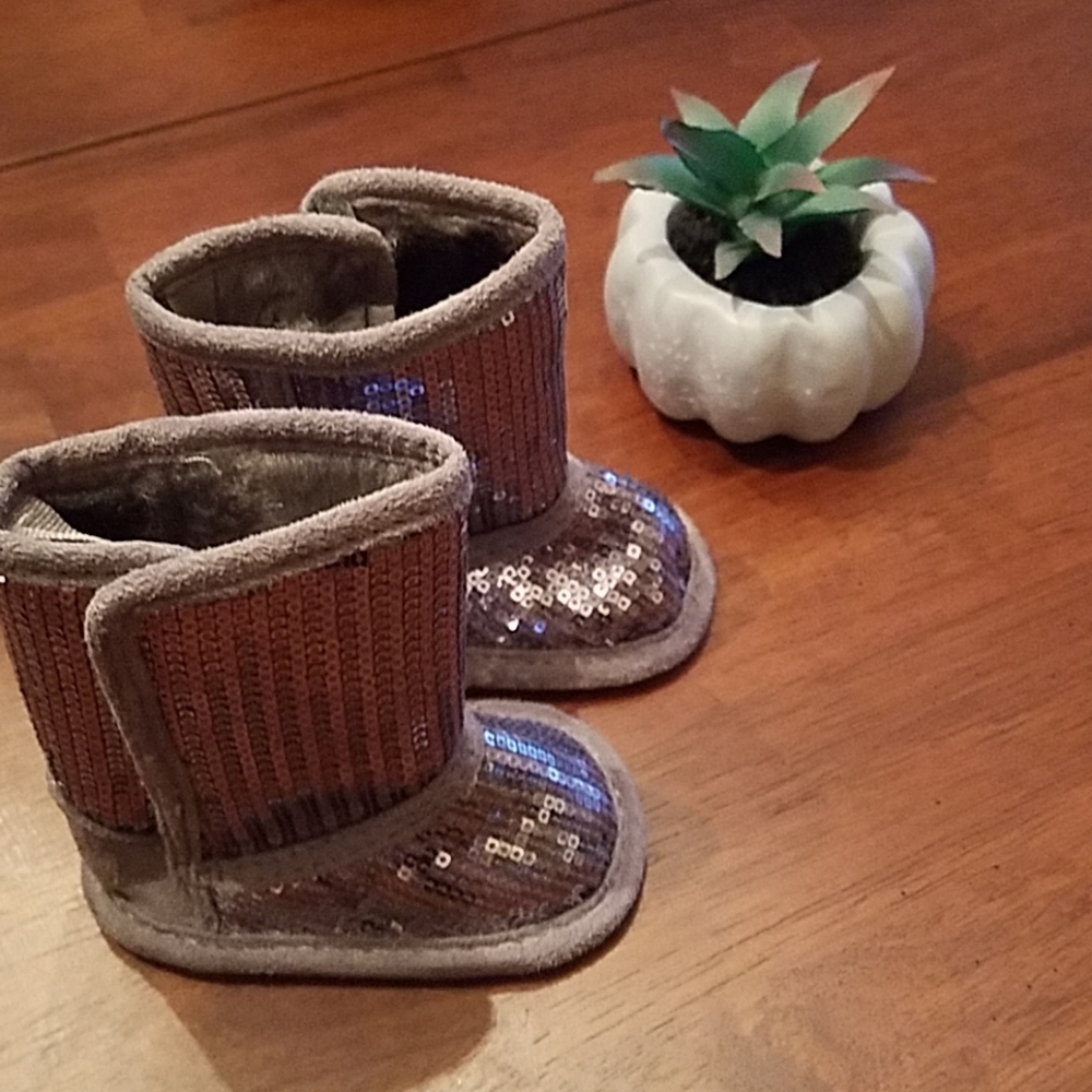 Sequin booties